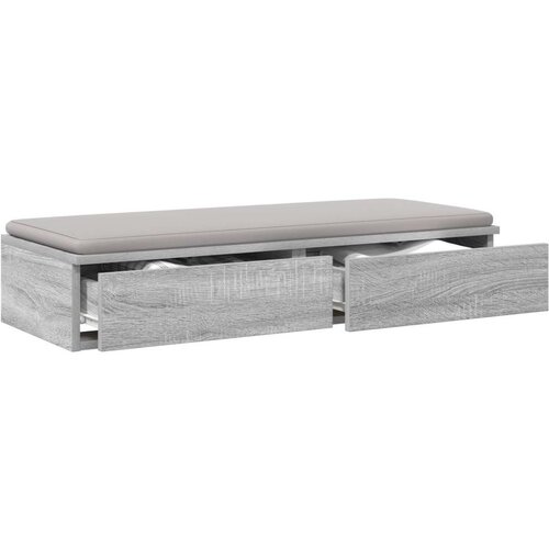  Krevet s ladicama Siva Sonoma 100x36 5x16 5 cm Konstruirano drvo Slike