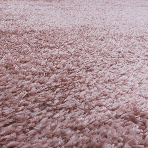 Ayyildiz Carpets Rožnata okrogla preproga &amp;oslash; 80 cm Fluffy &amp;ndash; Slike