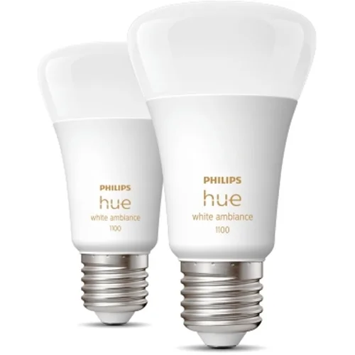 Philips Pametna LED žarulja E27, A60, 8W, 2 kom