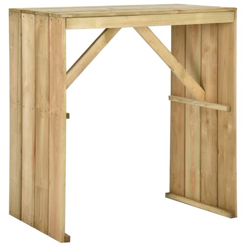 vidaXL Barski stol 100 x 60 x 110 cm od impregnirane borovine Cijene