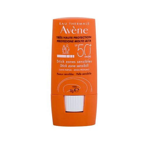 Avene stick zones sensibles spf 50+ vodoodporna zaščita pred soncem za telo za vse tipe kože 8 g Cene
