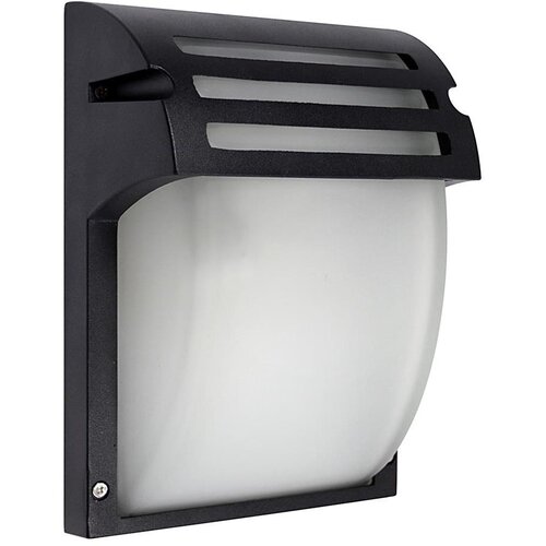 V-tac zidna lampa E27 IP44 staklo crna Slike