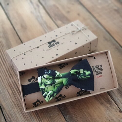 TIED UP Leptir ma&scaron;na Hulk crna Cene