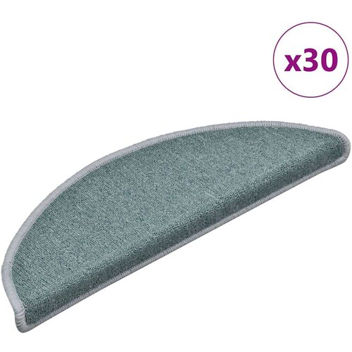 vidaXL Podloge za stopnice 30 kosov Modra 56x17x3 cm Cene