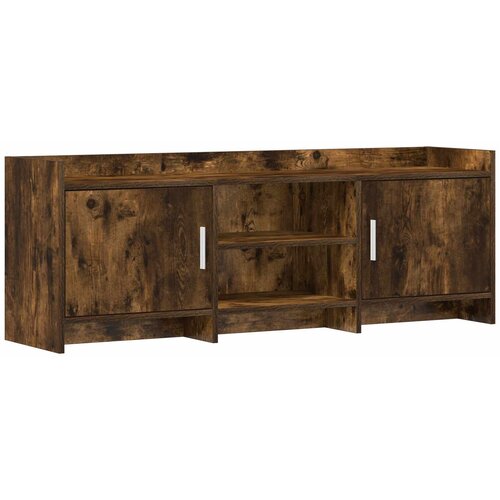 vidaXL TV omarica 130 x 33 x 47 cm Dimljen hrast Inženirski les, (5000247713) Cene