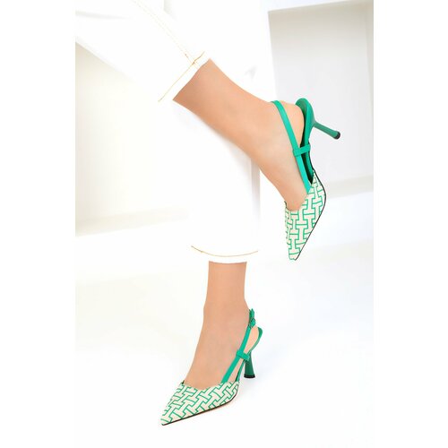 Soho Green Women's Classic Heeled Shoes 19027 Slike