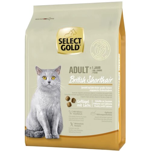 Select Gold Cat British Shorthair Adult perad s lososom 2,5 kg Cijene