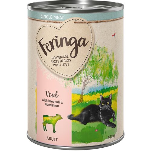 Feringa Single Meat meni 6 x 410 g - Teletina z brokolijem &amp;amp; regratom Slike