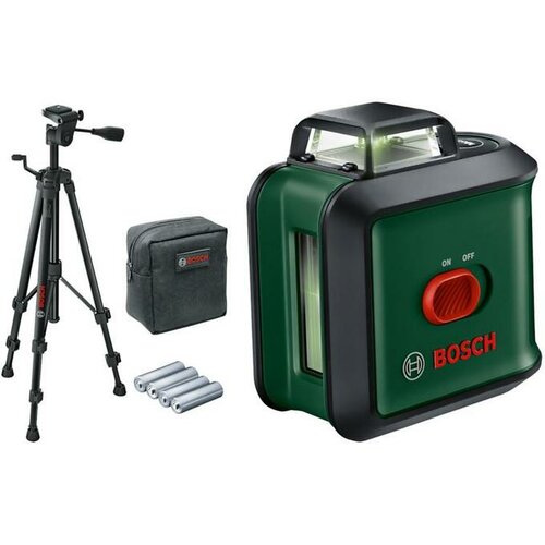Bosch universallevel 360 set samonivelišući laser za linije sa zelenim zrakom i stativom Slike