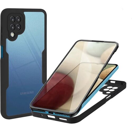 Techsuit ColorVerse 360 ​​Series obostrana za&scaron;titna maska za Samsung Galaxy A12 &ndash; crna Cijene