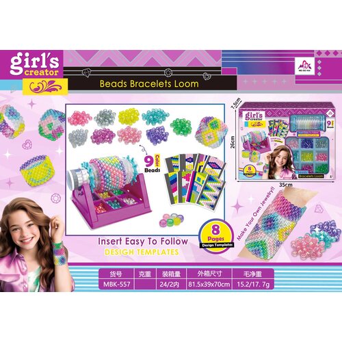  Bracelet Making Kit with Spinning Wheel + Accessories Slike