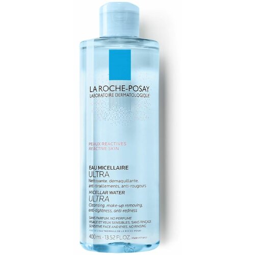 La Roche Posay physiological micelarna voda za čišćenje kože i uklanjanje šminke, reaktivna koža, 400 ml Slike