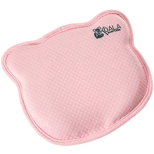 KOALA BABYCARE jastuk za novorođenče perfect head pink