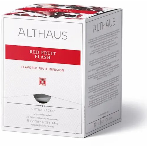 Althaus red Fruit Flash Čaj 15/1 - Pyra Filter Kesice Slike