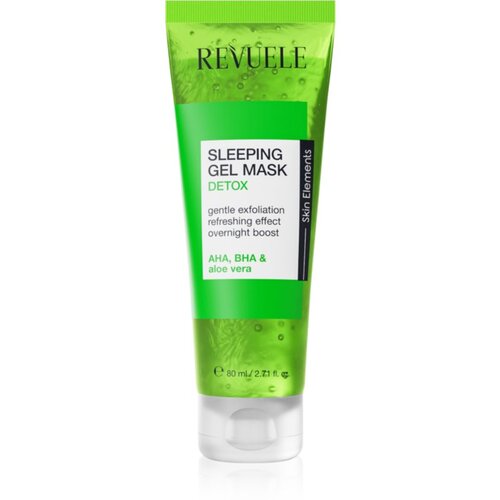 Revuele Sleeping Gel Mask Detox detoksikacijska maska za lice za noć 80 ml Slike