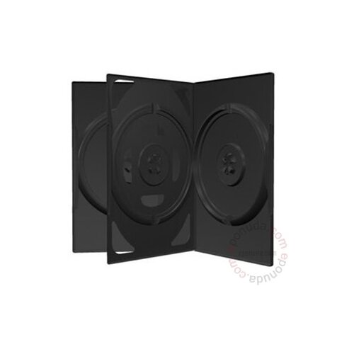 Mediarange KUTIJE ZA 3 DVD DISKA Black 14MM BOX15 Slike