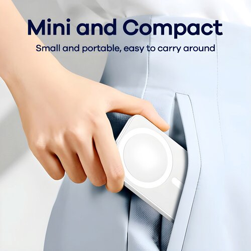 Remax Power bank Magnetic RPP-65 PD 20W+QC 15W Fast Charging 10000 mAh ljubicasti Slike