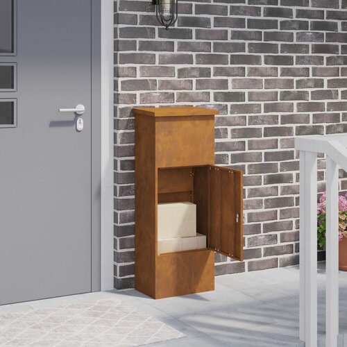  Sandučić za pakete s pohranom Rđa 44,5 x 29 x 110,5 cm Slike
