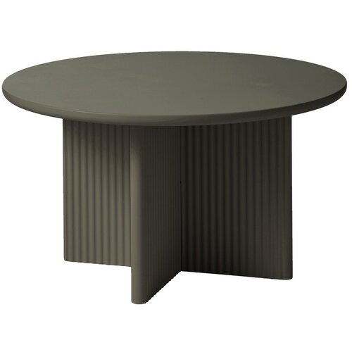 Unique Furniture Kaki zeleni okrugao stolić za kavu &oslash; 80 cm Palma &ndash; Cijene