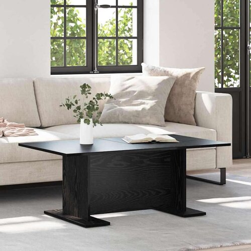 VidaXL Stolić za kavu Crni hrast 103.5 x 60 x 40 cm Konstruirano drvo Slike