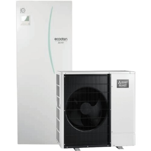 Mitsubishi ecodan PUD-SWM80YAA+ERST20D-YM9D 8kW split toplotna črpalka z integriranim 200l bojlerjem - Slike