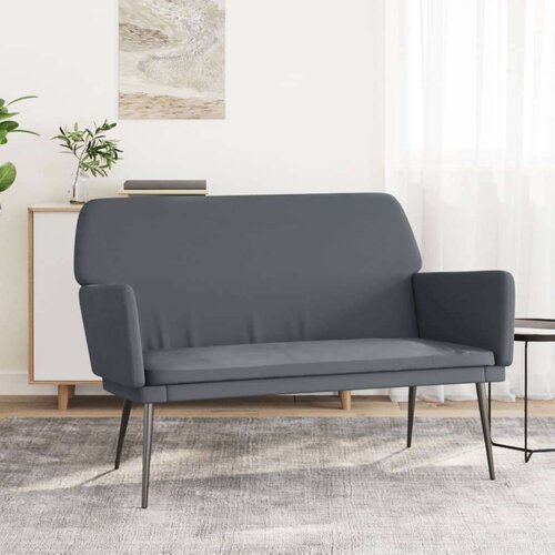  Klop temno siva 108x79x79 cm žamet, (20697753) Cene