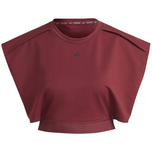 Adidas power crop t, ženska majica za fitnes, crvena IM2708 Slike