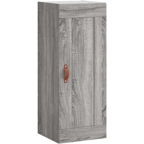 VidaXL Visoka komoda siva sonome 34 5x34x180 cm od konstruiranog drva Slike