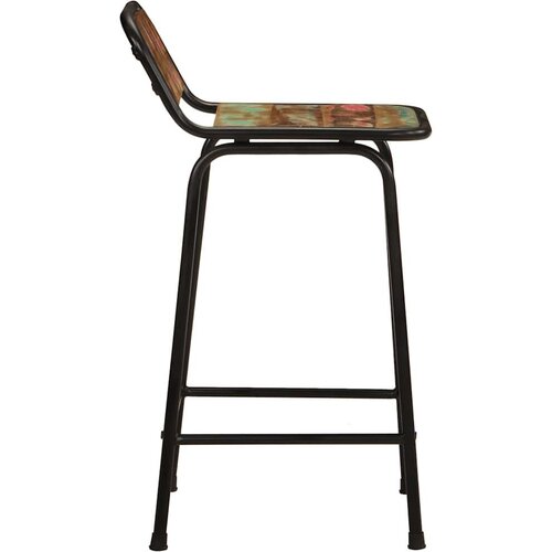 VidaXL barski stolci 4 kom 46x35,5x80 cm masivnog obnovljenog drva Slike