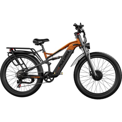 PULUMA Električno gorsko kolo PE86Pro, dvojni motorji s senzorjem navora, baterija 48V 20Ah, črno-oranžna, (5000008876) Cene