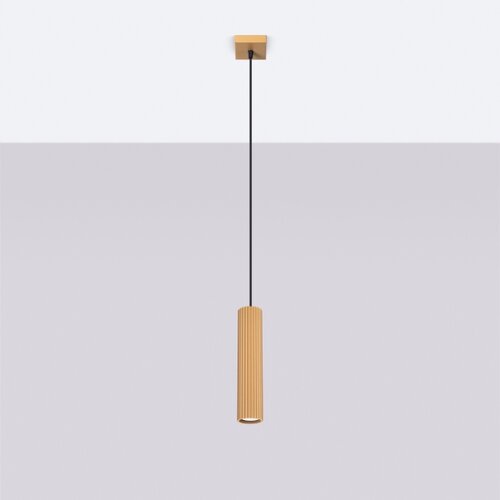 Sollux Lighting Sollux SL.1554 - Luster na sajli KARBON 1xGU10/10W/230V zlatna Slike