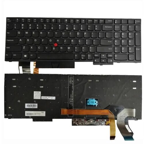  tastatura za lenovo thinkpad E590 20NB 20NC sa osvetljenjem Slike