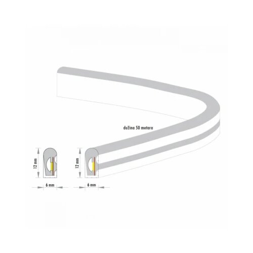  LED NEON FLEX KL-2835-120-P 12V IP65 (50met,8.8W/met,8mm) PINK Cene
