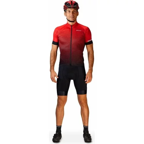Briko CLASSIC STAIN Pánský cyklistický dres, crvena, veličina