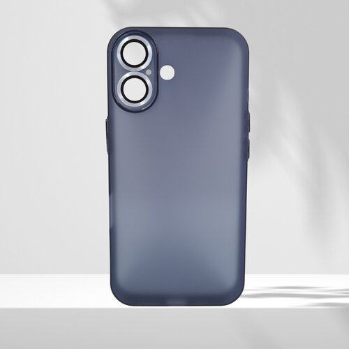  futrola matte silikon sa zastitom za kameru za iphone 16 pro (6.3) teget Cene