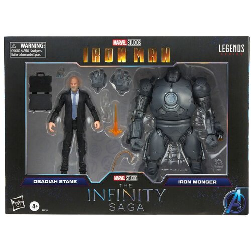 Hasbro Marvel Obadiah Stane And Iron Monger Figuras 15 cm The Infinity Saga Legends, (21551360) Cene