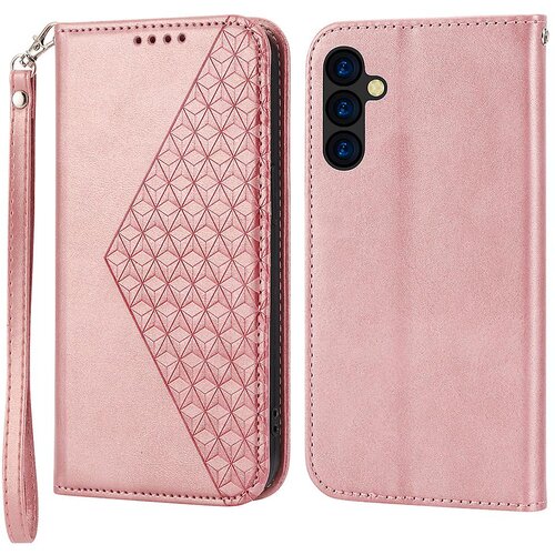 INORCO Ovitek za telefon za Samsung Galaxy A24 4G, ovitek za telefon s stojalom iz PU usnja, vtisnjen vzorec denarnice, telečja tekstura, (22033466) Cene