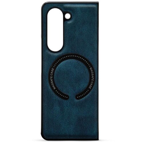  Maska za telefon MAGSAFE LEATHER CASE za Samsung Z FOLD 5, Plava Cene