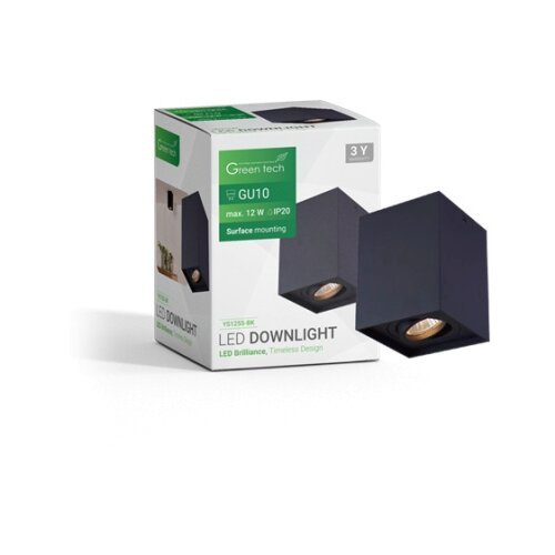 Greentech nadgradna svetiljka gu10 crna ( YS125S-BK ) Cene