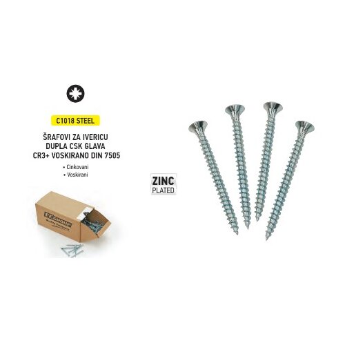 FF_Group FF Set pozi &scaron;rafova za ivericu 3,0X16 1000/1 Cene