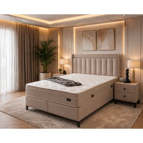 Milanex living Francuski ležaj New Artes 160, 168x136x205 cm, Krem Cene