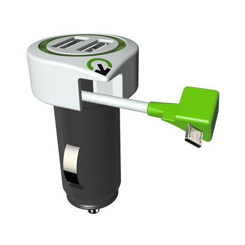 q2power Auto punjač, Dual USB, 3.1A, microUSB, Triple USB Car Charger M Cijene