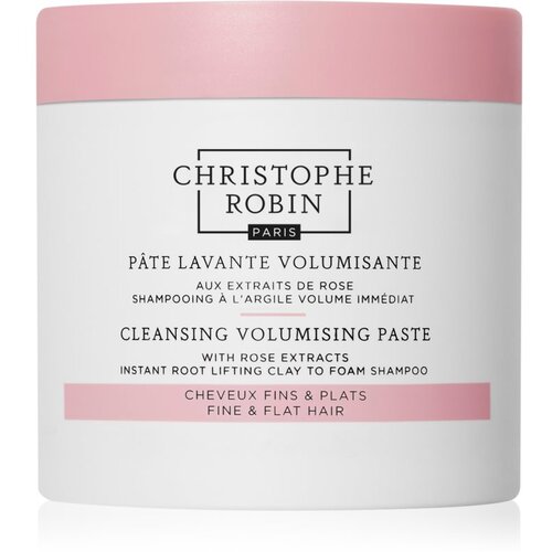 Christophe Robin Cleansing Volumizing Paste with Rose Extract eksfoliacijski &amp;scaron;ampon za volumen las 250 ml Slike