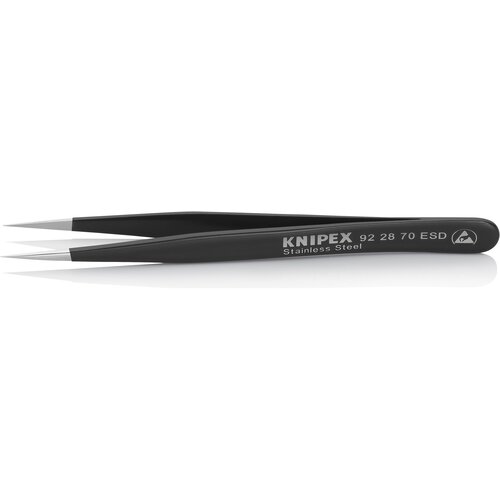 Knipex precizna pinceta izvedba ESD ravni, fini vrhovi duljina 110 mm 92 28 70 E Cijene