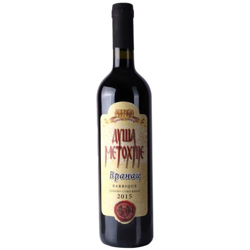  Crno vino DU&amp;Scaron;A METOHIJE Vranac 0,75l Slike