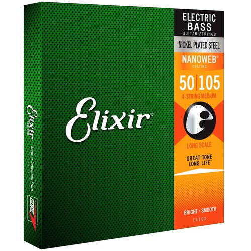 Elixir Žice za bas gitaru 14102 Heavy, 050-105 Slike