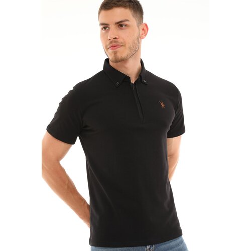 Dewberry T8583 MEN&amp;#039;S T-SHIRT-BLACK Slike