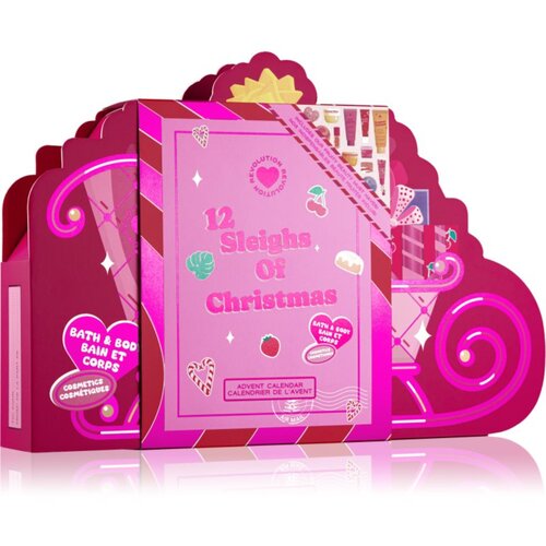 Revolution Advent Calendar 12 Sleighs of Christmas adventski kalendar za tijelo i lice Cene