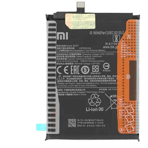 Xiaomi (OEM) Baterija za Xiaomi Poco M3 / Redmi Note 9 4G, originalna, 5160 mAh