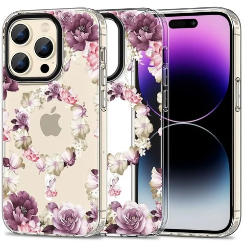  TECH-PROTECT MAGMOOD MAGSAFE maska za IPHONE 15 PRO MAX ROSE FLORAL